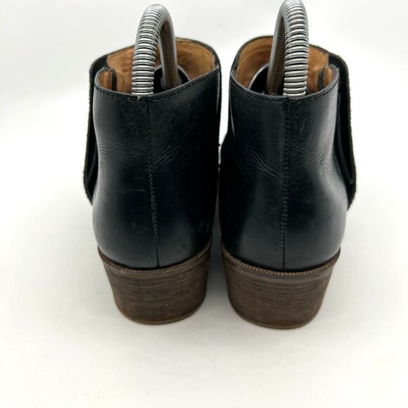 Madewell Black Suede and Leather Ankle Boots Women's 7.5 US - Picture 6 of 9